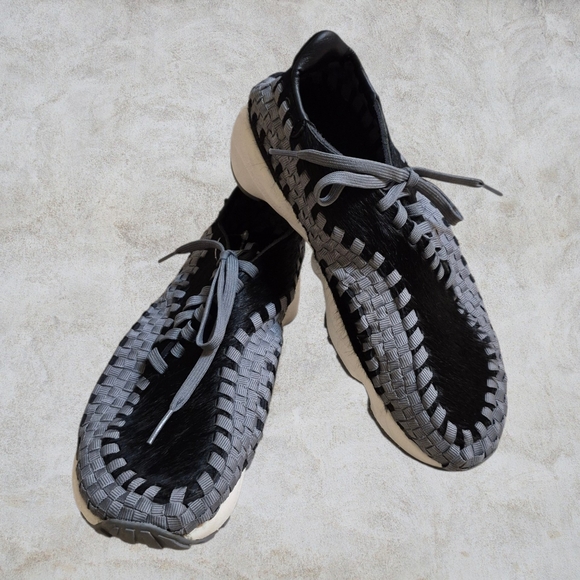 Nike Air Footscape Woven Black Smoke Grey FB1959-001 Women’s, Size 7.5 - Picture 9 of 11